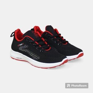 34) Women’s Sneaker - Red Black
